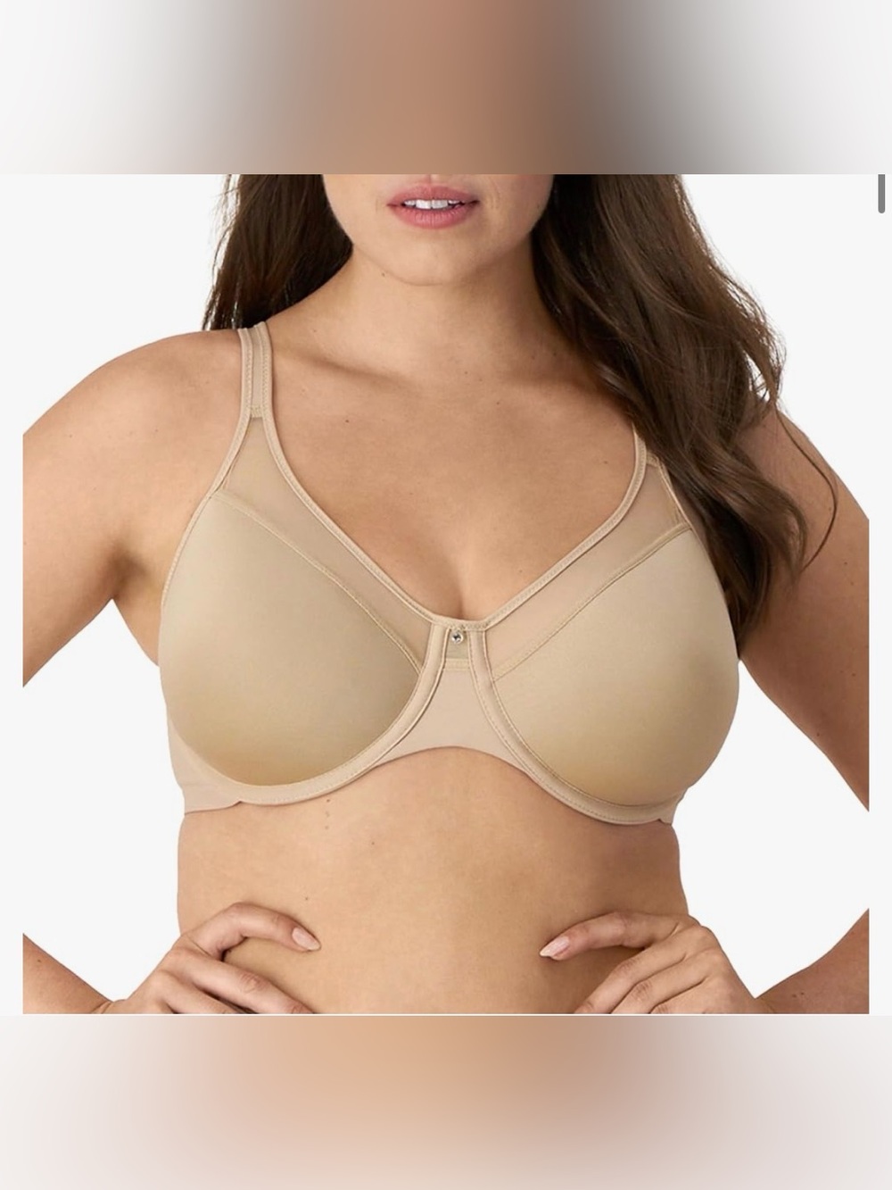 (4) NWOT Bali Smooth Nude T-Shirt Bra